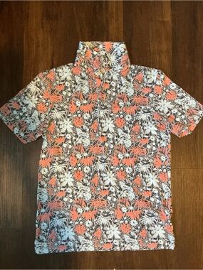 Travis Mathew Floral Polo NWoT Small